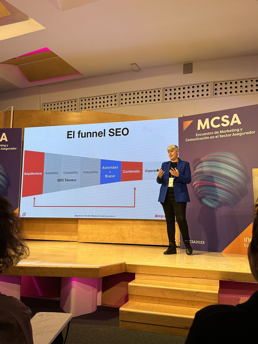 #MCSA2023 Poniendo en valor la importancia de generar un buen contenido para tener éxito en nuestro posicionamiento. Tenemos que hablar el lenguaje de nuestros clientes <a href="/mjcachon/">MJ Cachón</a>