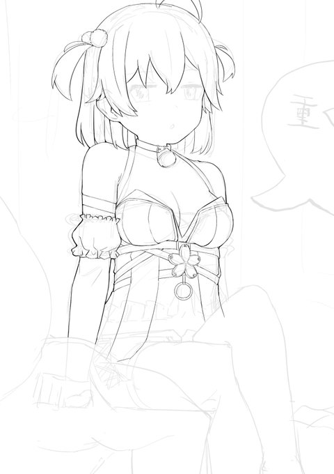 あたい良い子なので今日もお絵描きしてた 