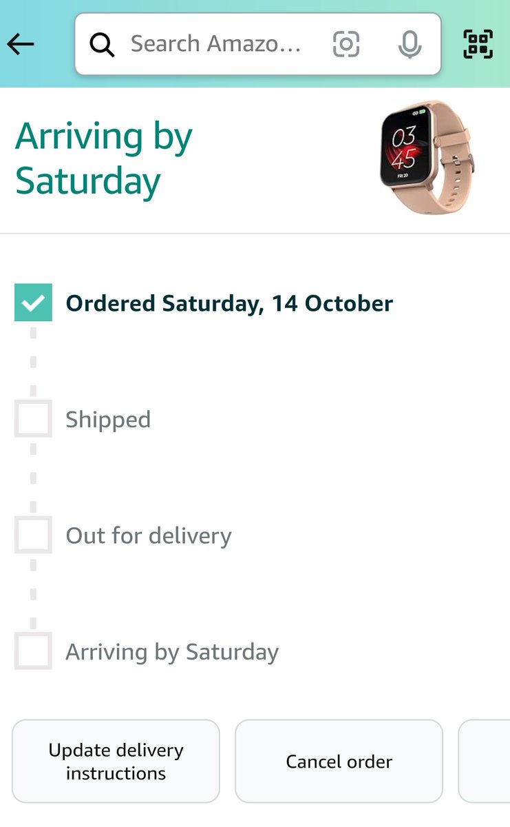 @amazonIN 
Where is my order.

Order date: 14 october and delivery date is 16 to 21 and still there is no update on delivery status. Still showing the same as day one.
#whereismyorder
#service #CustomerSatisfaction