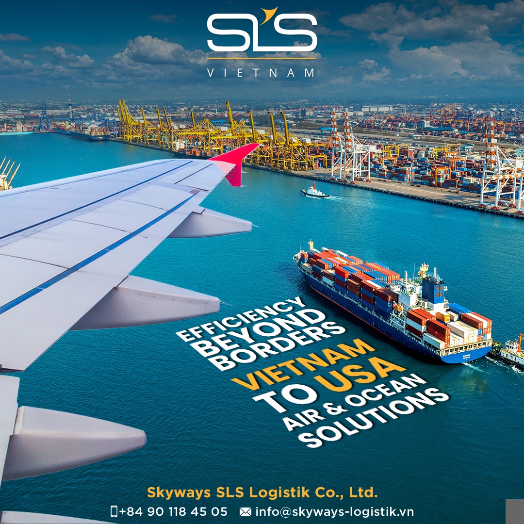Skyways_Vietnam's tweet photo. Connecting Vietnam to the USA effortlessly! 

SLS Vietnam brings you efficiency beyond borders with air and ocean solutions.🌊🛳✈

#MovingWithYou #Skywaysvietnam #SkywaysLogistik #LogisticsServices #logisticsmanagement #logisticspartner #oceanfreight #airshipment #Vietnam https://t.co/XPTdA1zLDA