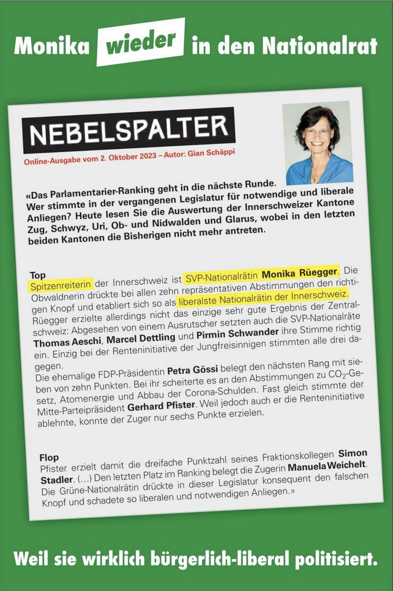 #WahlCH23 #Wahlen2023 #Nationalrat <a href="/Kanton_Obwalden/">Kanton Obwalden</a> 

Verlässlich bürgerlich. 

Danke für Ihre Wahl! ☀️
