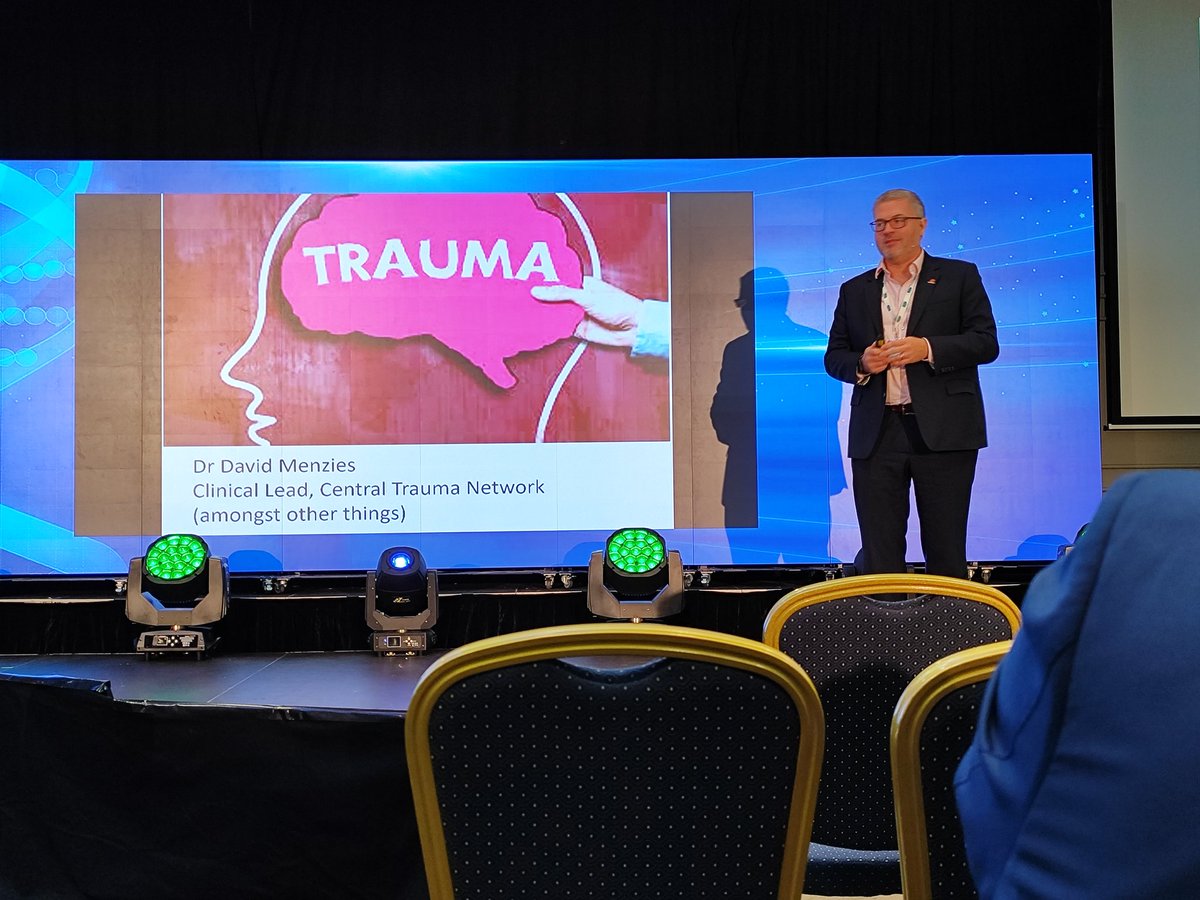 #23IAEM Dr David Menzies talking about trauma units and everything in between - what are the changes on the horizon?