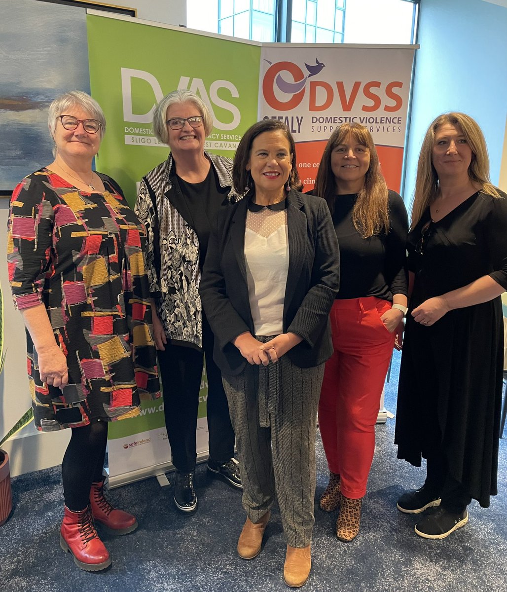 A big thank you to @MaryLouMcDonald for opening our survivor focus day in association with @odvss @DvasSligo @Knockadoo @MaryLouiseLync2 @survivorsinform @tusla #VoiceMatters