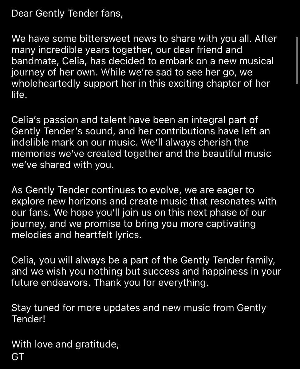 Gently Tender (@gently_tender) on Twitter photo Lil announcement about our Celia .. Lil announcement about our Celia ..