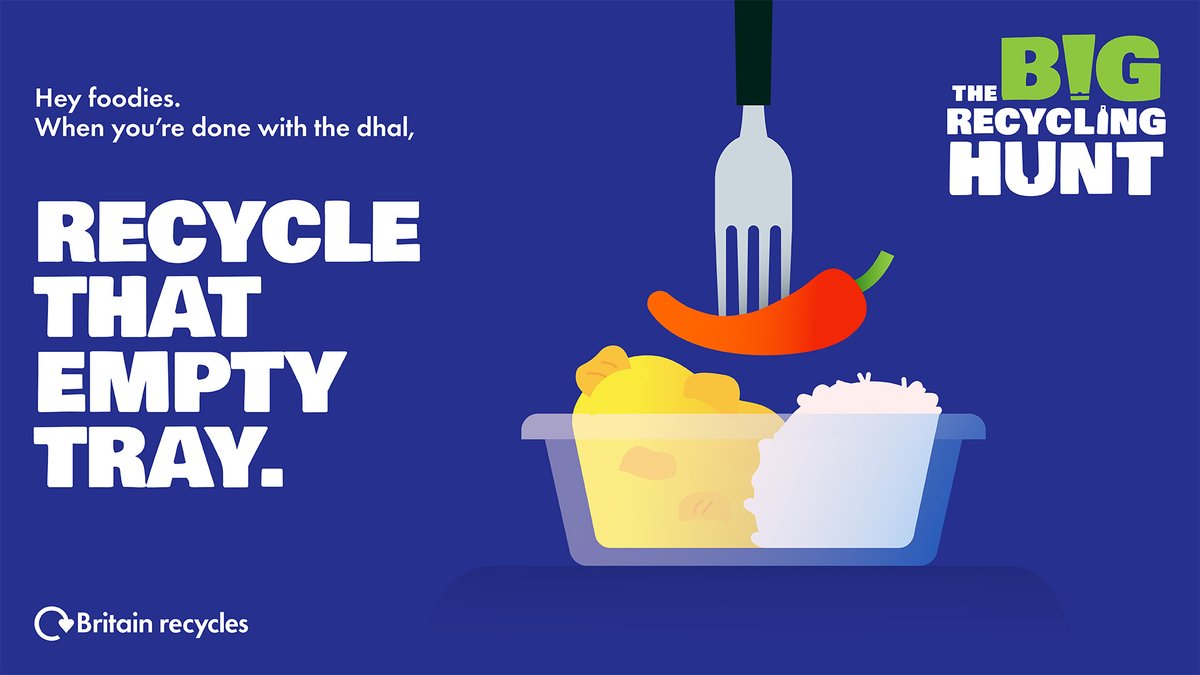 suffolkrecycle's tweet image. Had a mid week take away last night or got one planned for the weekend? 😃
Don't let those takeaway trays get away and remember to recycle them - just give them a rinse first! 
Most people are recycling takeaway trays. ♻️
recyclenow.com/recycle-week-2…
