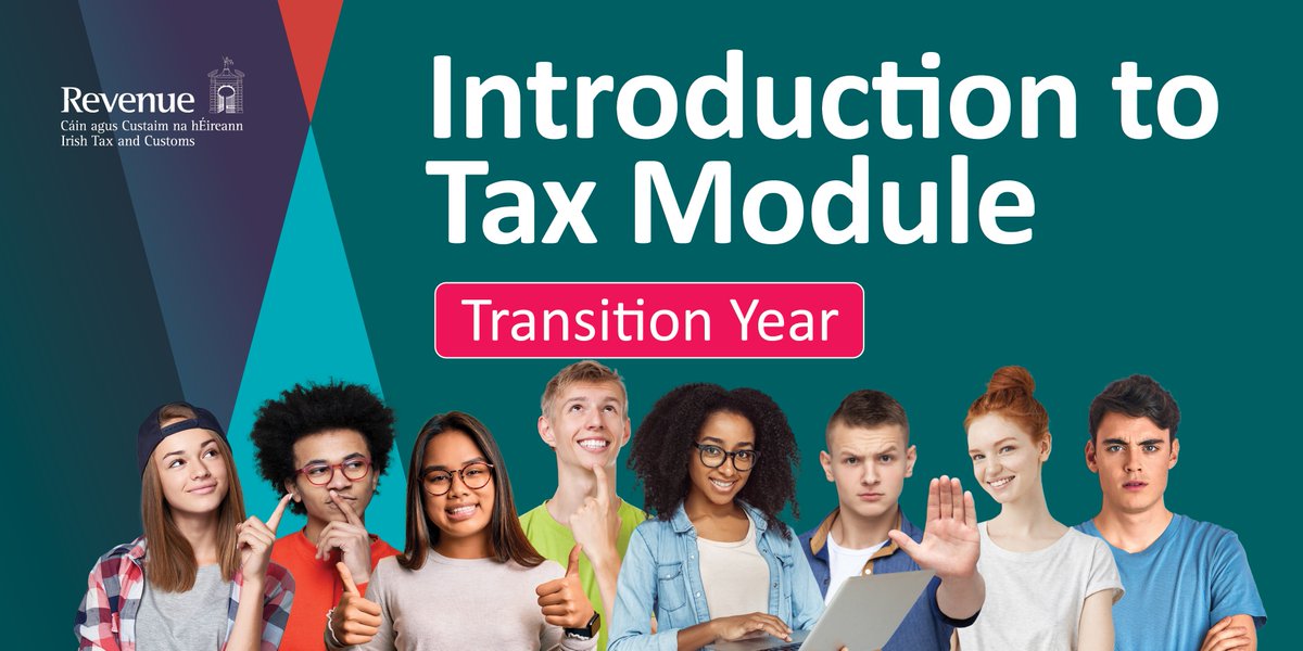 Our #TY Introduction to Tax Module is now available & free to download from our website in: English revenue.ie/en/tax-educati… Gaeilge revenue.ie/ga/tax-educati… Start your students' journey toward #taxliteracy today! @oide_business @bstaireland @Oide_TY @limerickedcentr @CoggOid
