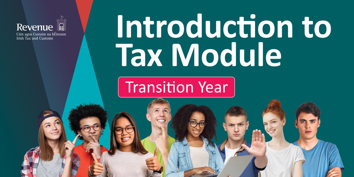 Our #TY Introduction to Tax Module is now available &amp; free to download from our website in:

English revenue.ie/en/tax-educati…

Gaeilge revenue.ie/ga/tax-educati…

Start your students' journey toward #taxliteracy today! @oide_business <a href="/bstaireland/">Business Studies Teachers' Association of Ireland</a> <a href="/Oide_TY/">Oide Transition Year</a> <a href="/limerickedcentr/">Limerick Education Support Ctr</a> <a href="/CoggOid/">COGG Oideachas</a>