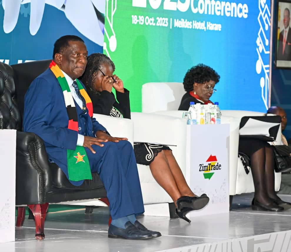 Hon Minister Dr. Sithembiso G.G Nyoni stated at the 2023 Exporters Conference that some of the Ministry's targets under #NDS1 are to increase merchandise exports by 10% a year and trade in services by 15%. #exports #trade