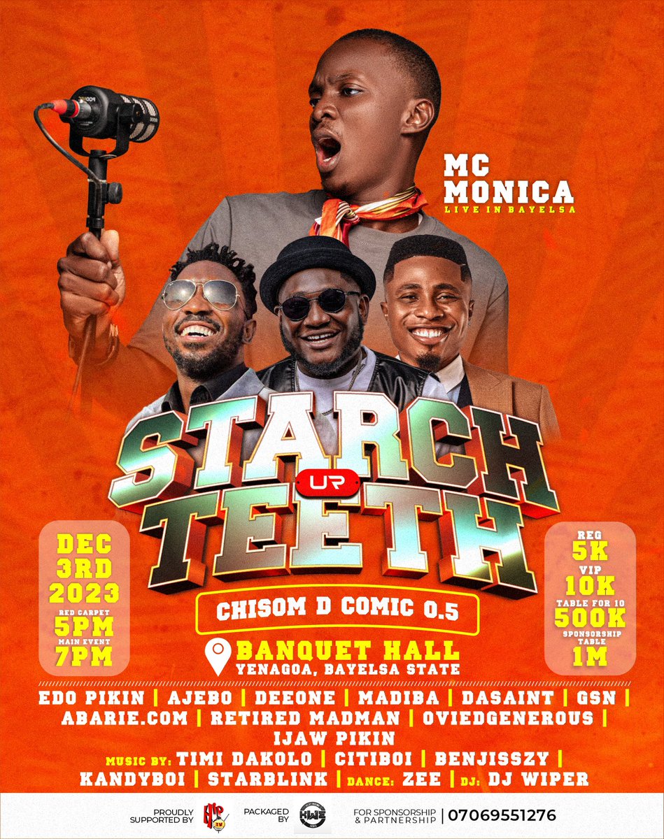 DchildrenDadi's tweet image. Another day to support my show
#starchurteeth5 #dec3rd #bayelsa