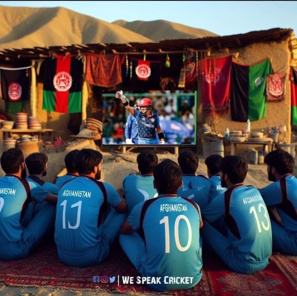 #AI generated images of #cricket in #Afghanistan #CWC2023 #afg