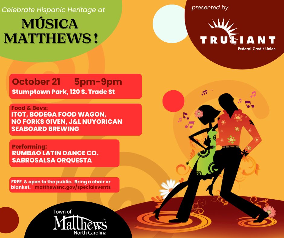 Join us this Saturday for Música Matthews!