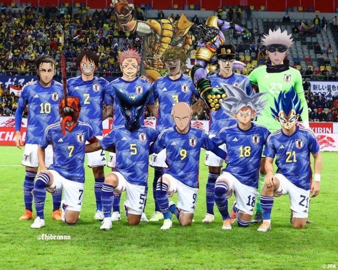 idextratime's tweet photo. Timnas Jepang nih bos 🔥🥶 https://t.co/LIBLTqxJVZ