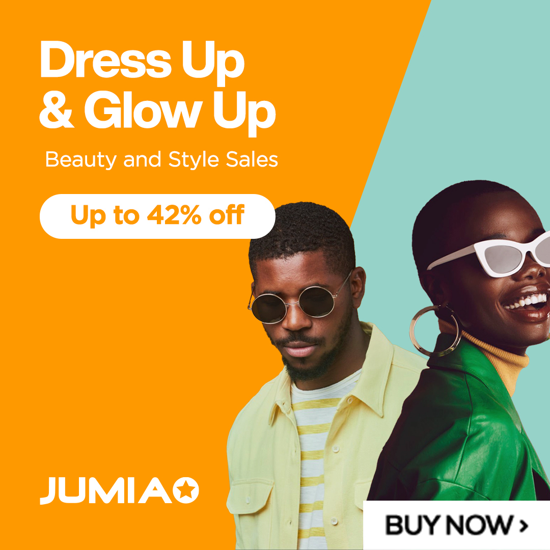 Elevate your style and radiate confidence with DRESS UP AND GLOW UP! 💃🌟 
Explore a world of beauty and fashion that empowers you to shine. Shop now kol.jumia.com/s/02RVQ3 and embrace your unique style. ✨ 
#DressUpAndGlowUp #BeautyAndStyle #Fashion