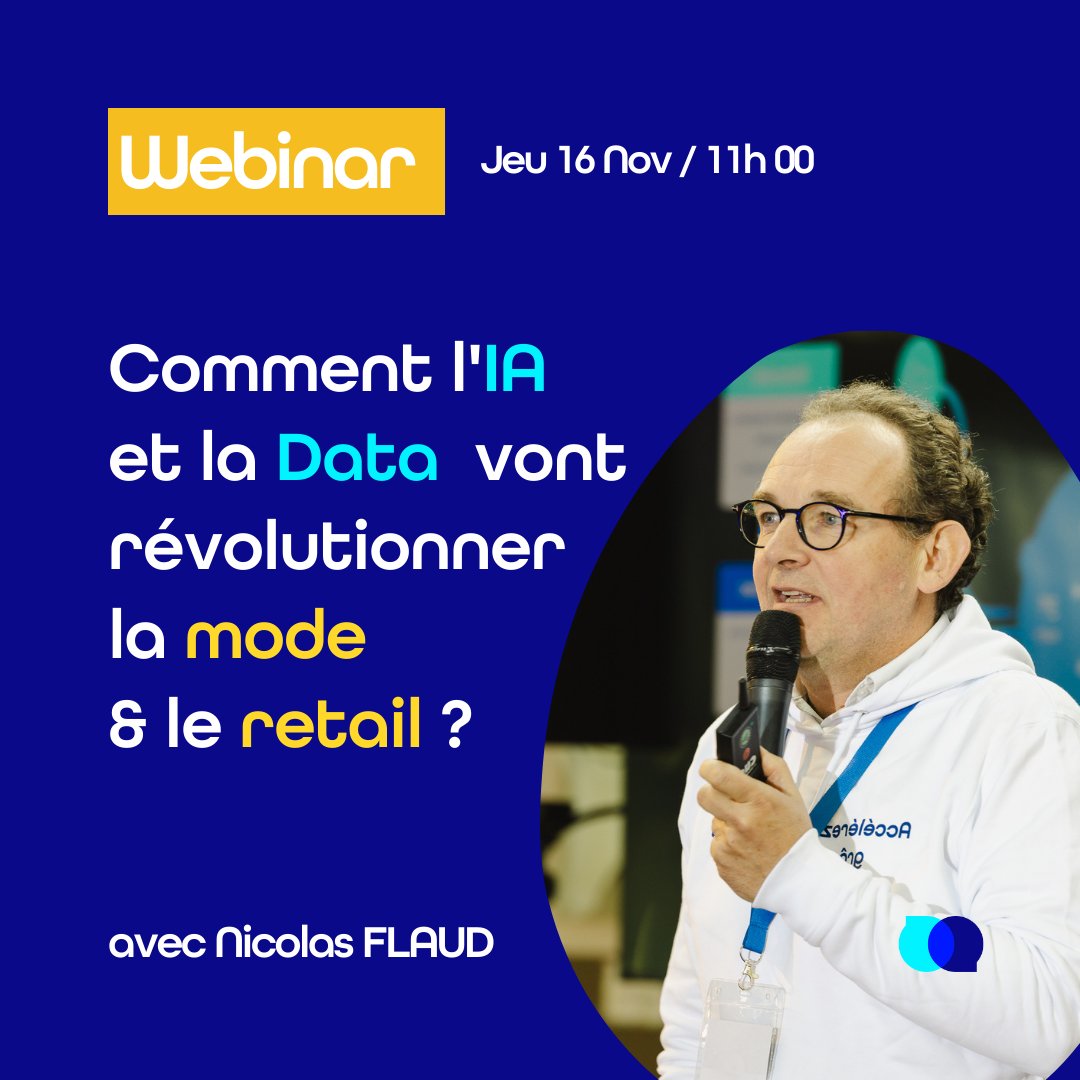 AgenceAvanci's tweet image. [WEBINAR] Comment développer une IA personnalisée à votre marque ?  Pour le découvrir, rendez-vous le jeudi 16 novembre à 11 h 00 pour notre webinar sur le sujet !  webikeo.fr/webinar/commen…