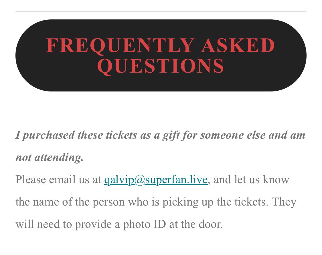 QAL ticket for sale, 
Opera Box (B2 Row A Seat 1) for Mon. Oct 23, State Farm Arena, Atlanta.
The ticket can't be listed on Ticketmaster site but can be used to enter the gig 'cause I'll inform the organizer of your name. DM me. Please RT  <a href="/Adam_Tickets/">Adam Tickets</a> 
#Queen #AdamLambert #QAL