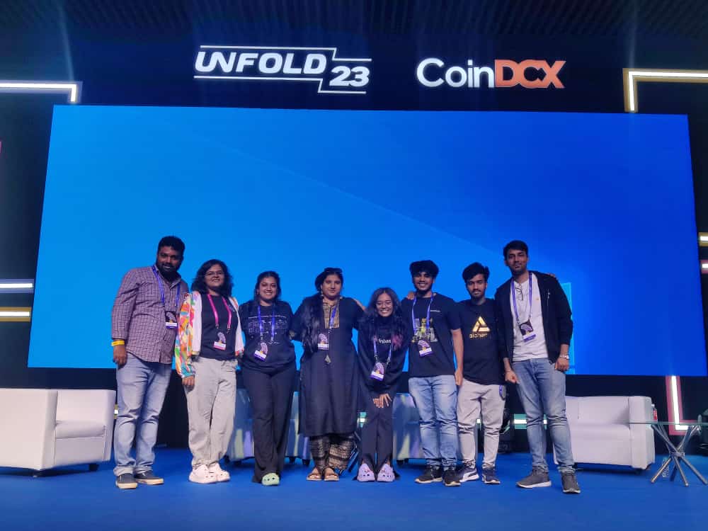 ovia_seshadri's tweet image. Day one at #Unfold2023 couldn&apos;t have been more energetic! Web3 enthusiasts flocked in from all over the country for this premier event! Kudos to @CoinDCX for the arrangements! And it&apos;s always a blast with @PhoenixGuildHQ! Can&apos;t wait for day two!