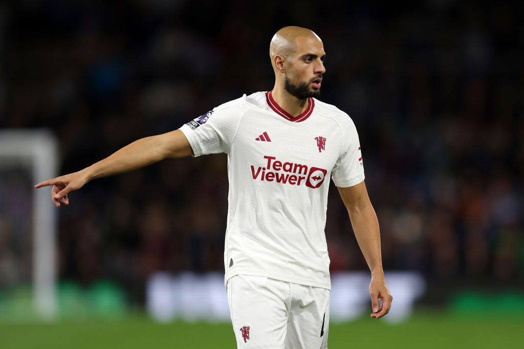 🚨🚨| OFFICIAL: Sergio Reguilon and Sofyan Amrabat trained for #mufc today.