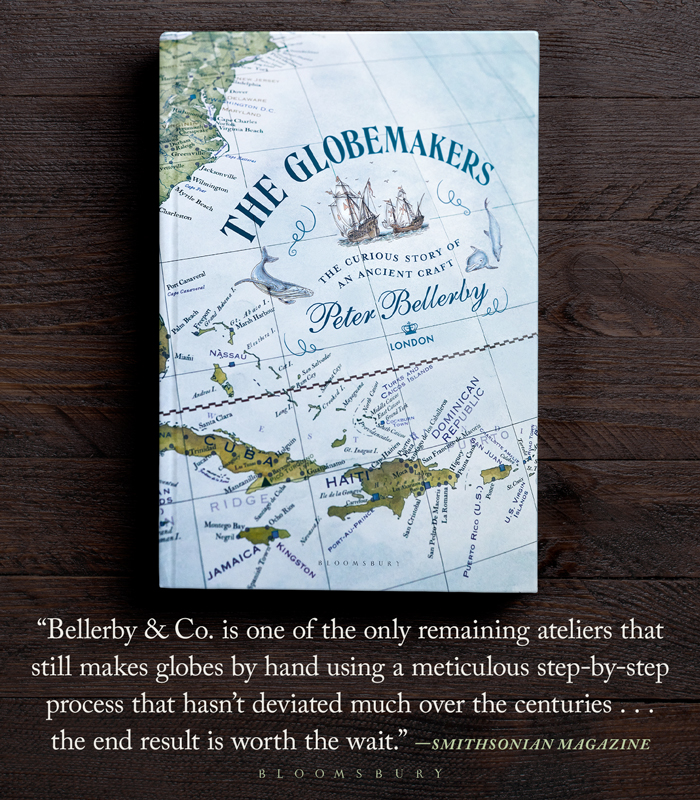 BloomsburyPub's tweet photo. A profound convergence of art and science, a globe is the ultimate visualization of our place in our galaxy and universe. 

THE GLOBEMAKERS by Peter Bellerby is on sale October 17th: https://t.co/QvO82OSL9I https://t.co/tdCBgKHOYI