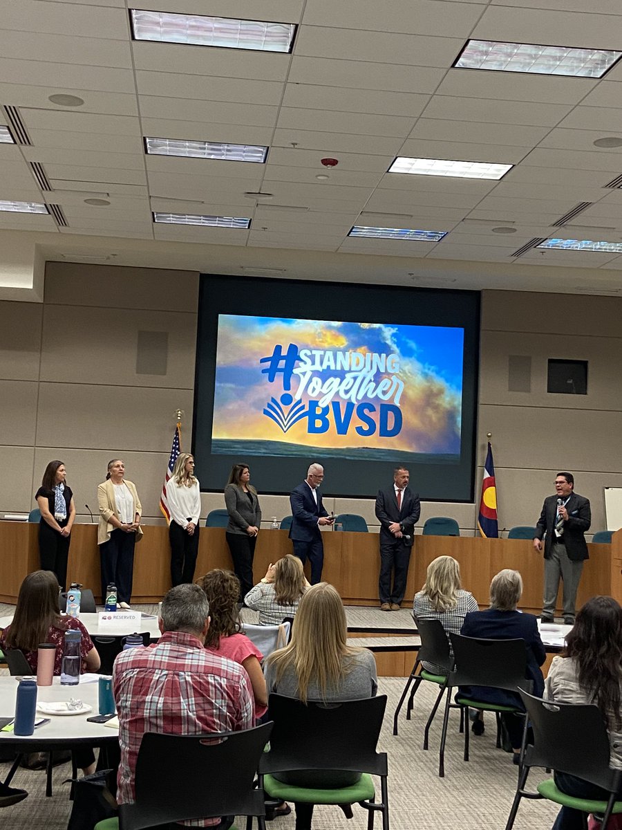 A panel from @BVSDcolorado teaches lessons learned in response and recovery from the #MarshallFire. #SafeSchoolsMonth