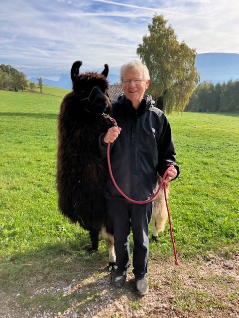 Tulipan, my companion on a trek in the Renon plateau in South Tyrol!