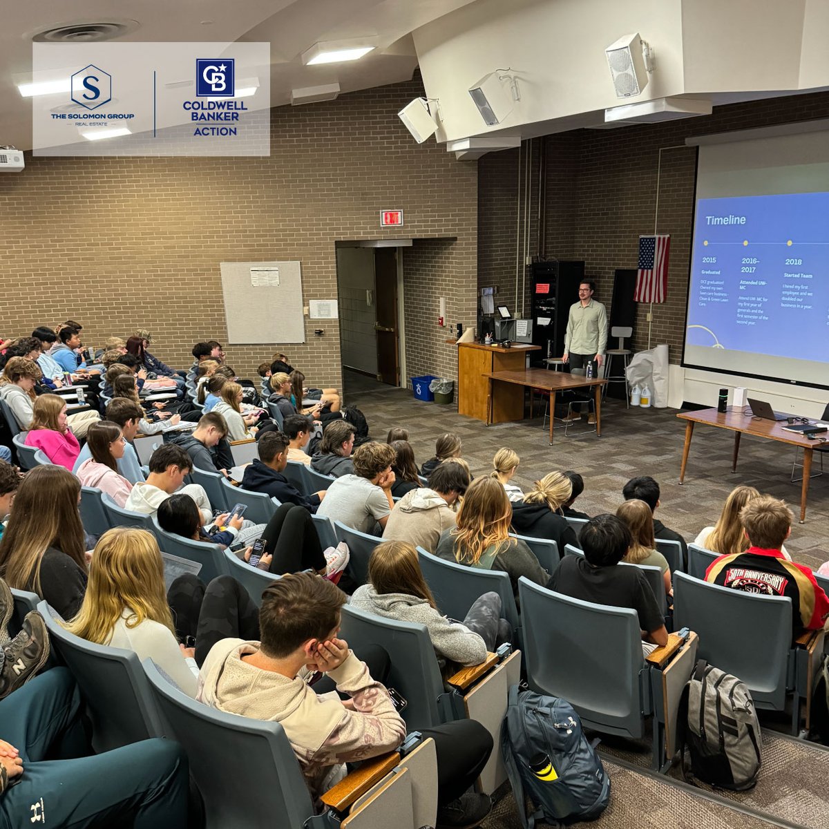 Our team always enjoys the opportunity to share about real estate &amp; marketing with the Wausau West High School Marketing class! The future is bright for our next generation of students &amp; leaders - With Austin Solomon