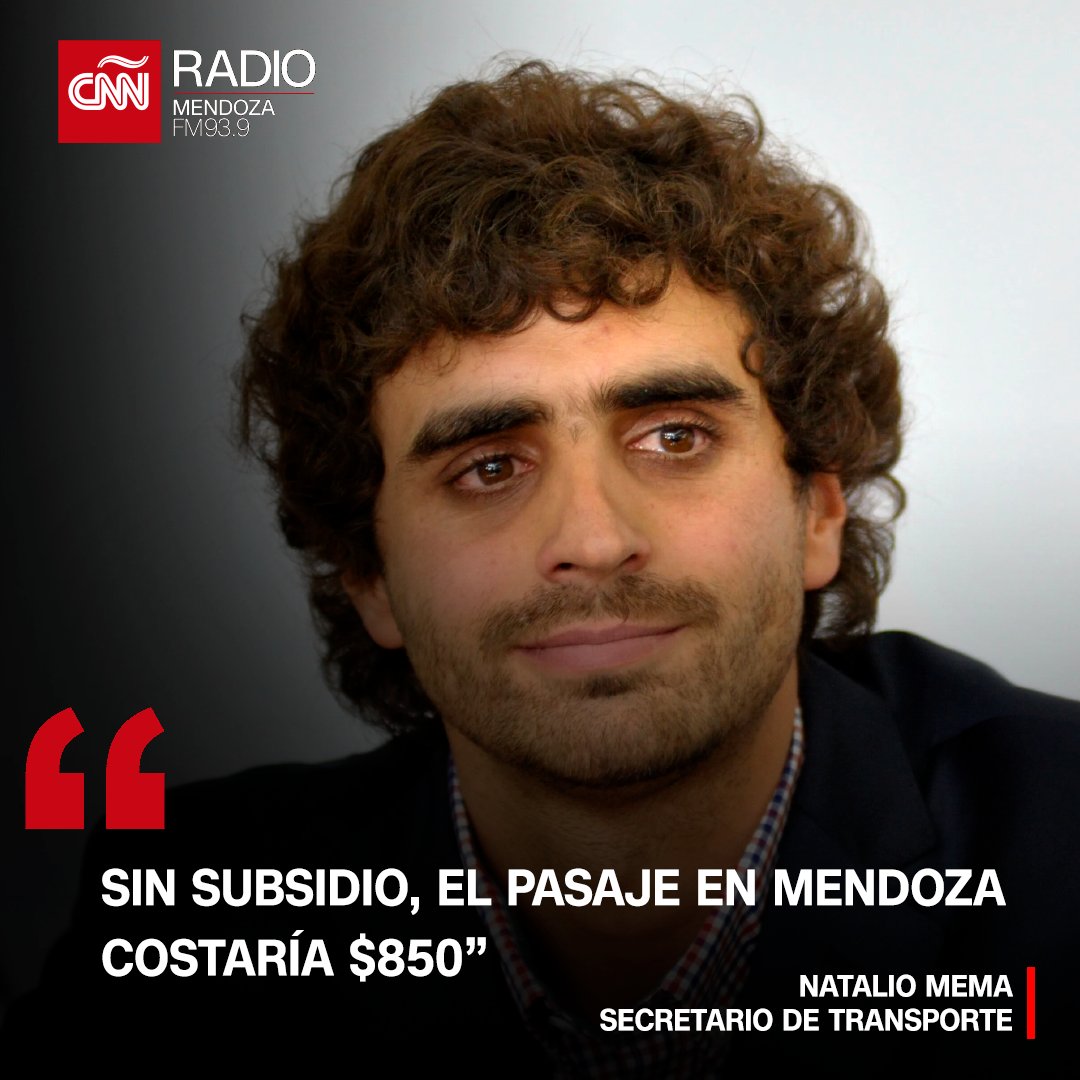 🚍 El secretario de transporte de la provincia, Natalio Mema, estuvo en comunicación para #DE10 con @crisrod511 y @facucayla

📌 Tocó el tema del subsidio nacional y además,  dio un numero aproximado del pasaje en Mendoza sin el subsidio, por lo cual saldría $850.