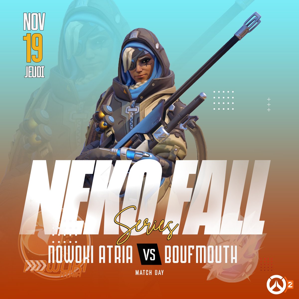 Retrouvez ce soir les Nowoki Atria participer à leurs second match lors du Neko Fall Series, pas de cast mais ça ne les empêchera pas de ramener une autre victoire ! 

Nowoki Atria vs Boufmouth 21h