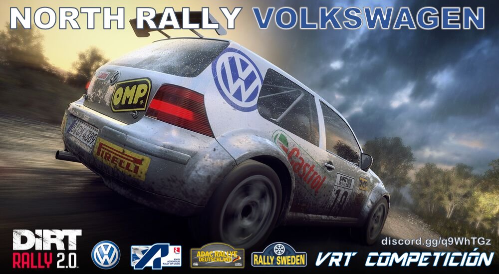 VRT COMPETICIÓN (@villayorteam) on Twitter photo Mañana empieza el último campeonato de #DiRTRally antes de la salida del nuevo #EASportsWRC
Nos esperan 3 rallyes en el norte de Europa con 3 #Volkswagen
🇫🇮 Golf GTI
🇩🇪 Golf Kitcar
🇸🇪 Polo GTI
🟢 Inscripciones abiertas en discord.gg/q9WhTGz
#DR2 #SimRally <a href="/EASPORTSWRC/">EA SPORTS WRC</a> Mañana empieza el último campeonato de #DiRTRally antes de la salida del nuevo #EASportsWRC
Nos esperan 3 rallyes en el norte de Europa con 3 #Volkswagen
🇫🇮 Golf GTI
🇩🇪 Golf Kitcar
🇸🇪 Polo GTI
🟢 Inscripciones abiertas en discord.gg/q9WhTGz
#DR2 #SimRally <a href="/EASPORTSWRC/">EA SPORTS WRC</a>