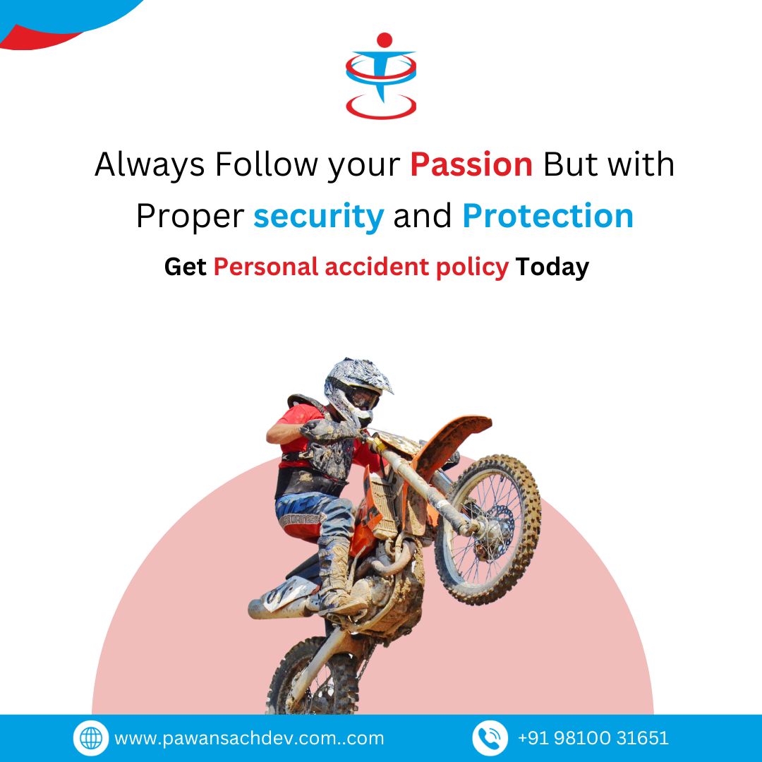 Always follow your passion but with proper security and protection

Get Personal Accident Policy Today

#personalaccidentinsurance #insurancepolicy #ipsitainsurance #insuranceagent #teamipsitafinserv #insurancezaroorihai #protect #ipsita #financial #healthinsurance #mediclaim