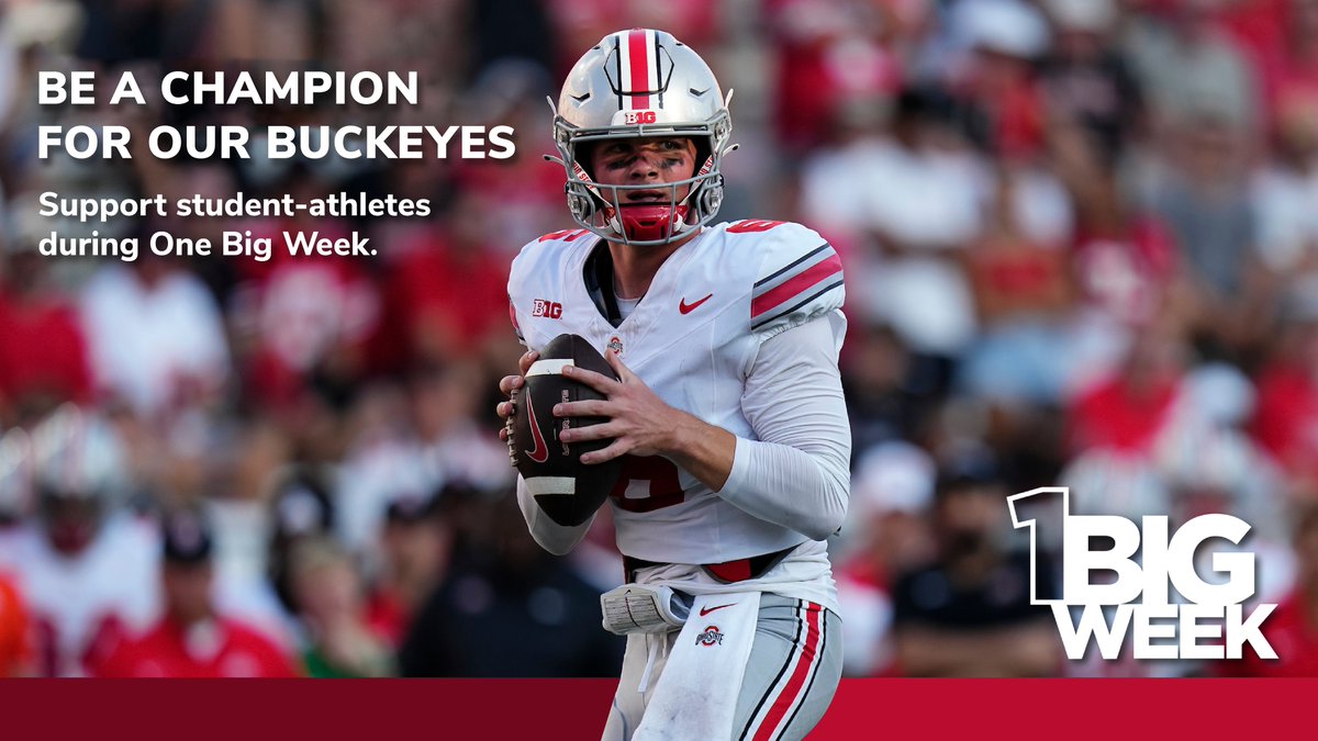 While we Scarlet out the 'Shoe tomorrow, you can help us beat Penn State off the field, too! 

Support our student-athletes today by giving to the Champions Fund and showing the Big Ten what makes Buckeye Nation the best 

give.osu.edu/obw23