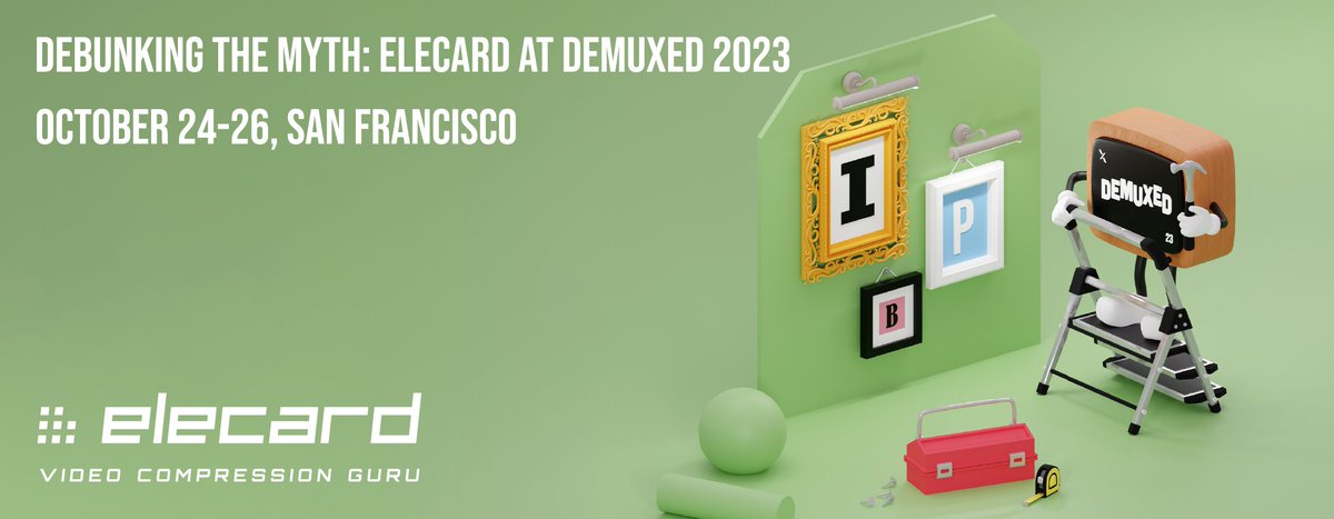 After many years of attending #Demuxed conferences, this year will be the first time for our team to present there! Andrey Pozdnyakov is going to speak on the Myth of Video Delivery Monitoring on End-User Devices.Join us at 15:25 PDT on October 25! Message us americas@elecard.com