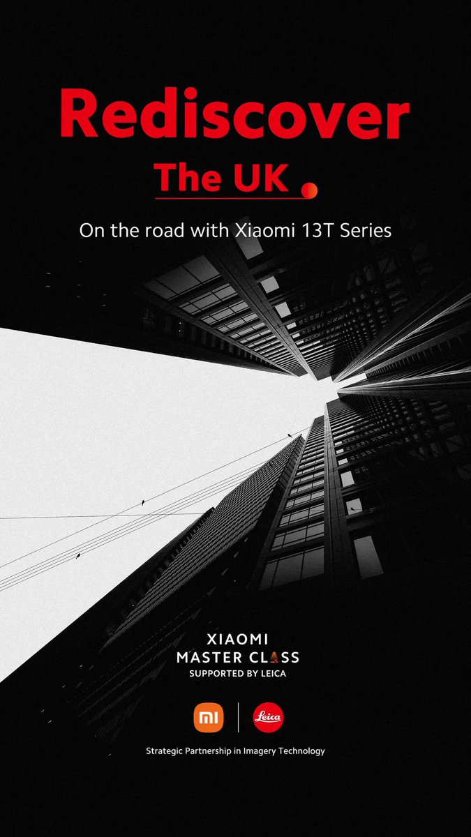 So excited to tell you that I will be attending the Xiaomi Masterclass and you can join too. Learn features such as 19 mins super fast charge times and it’s 144 CrystalRes Amoled Display. Can’t wait, see you all there! 

#XiaomiMasterclass #Xiaomi13TSeries #MasterpieceInSight