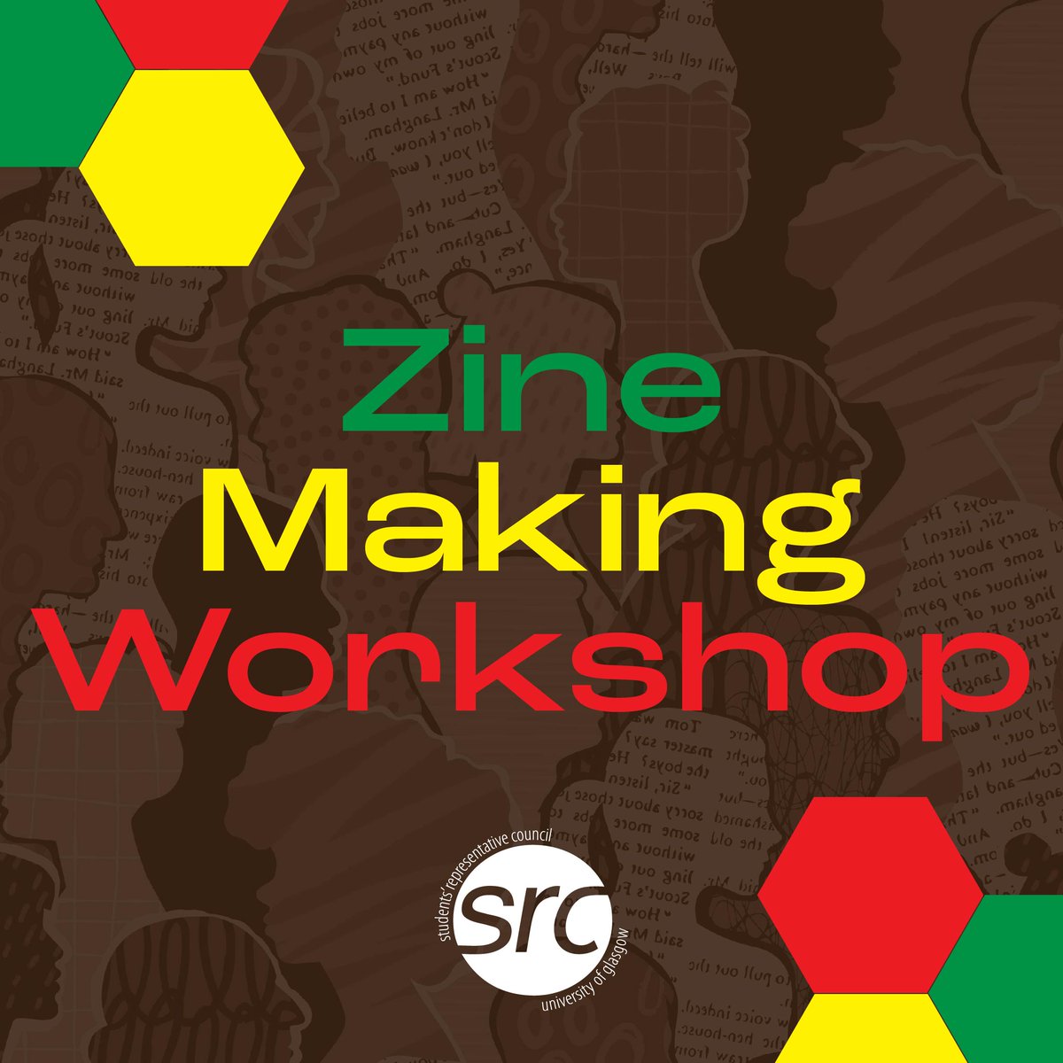 glasgowunisrc's tweet image. Zine Making Workshop ✂️📰
Friday 20 October - 1.30-3pm - Williams Room, SRC

glasgowunisrc.org/ents/event/217…

#BlackHistoryMonth