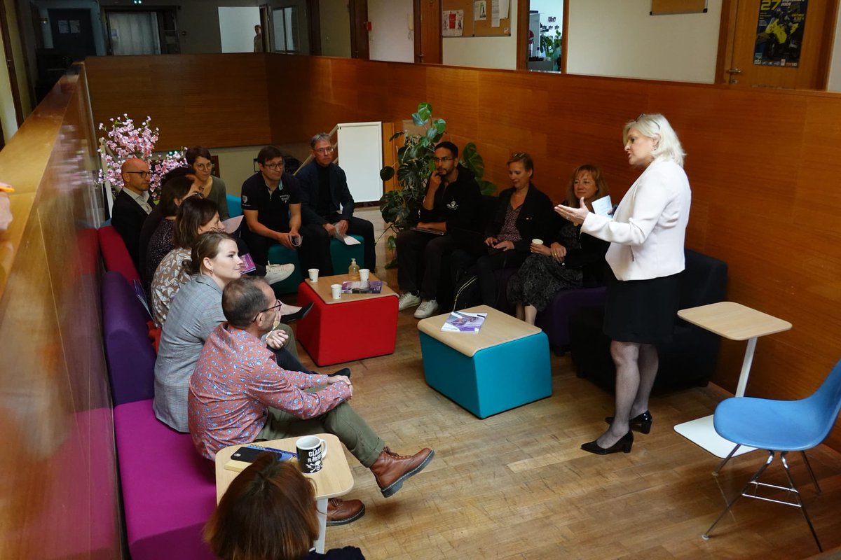 Véronique Perdereau, Rectrice déléguée pour l’ESRI rencontre les Professeurs de l’ENSGSI pour discuter de la place de l’innovation sur notre territoire <a href="/acnancymetz/">Académie de Nancy-Metz</a>