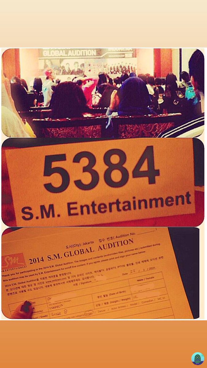 💚 cw tw kpop

Kalau dipikir-pikir, dulu kenapa sender pd bgt ya ikut audisi sm😭😭😭😭😭😭
Sekarang lulus kuliah baru kerasa malunya😭