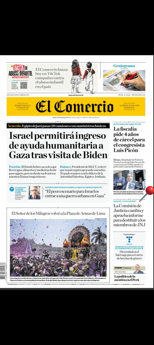 jfowks's tweet photo. El 🇵🇪 está al borde de que el sistema de justicia y el sistema electoral sean tragados por la corrupción, el autoritarismo y los investigados por lavado de activos, pero casi todos los medios de Lima minimizan la debacle o no dicen nada 1/3 https://t.co/abRbgQ4hgd