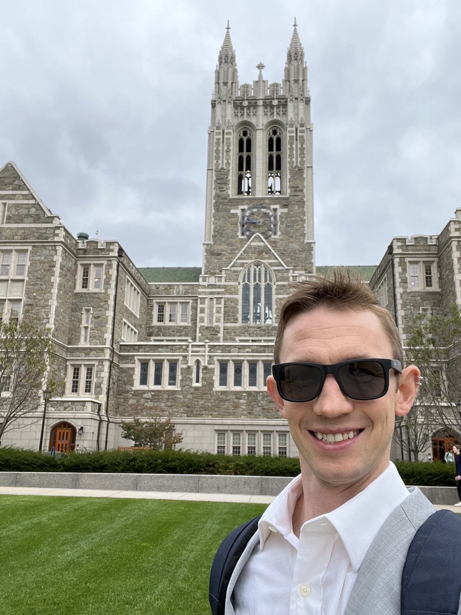 Thank you Jia <a href="/niu_group/">Niu group</a> and everyone at <a href="/ChemistryBC/">Boston College Chemistry</a> for hosting a fantastic visit yesterday! I really enjoyed chatting with the excellent #chembio students and faculty. Such a beautiful campus, too! #tenuretour <a href="/FehlLab/">Fehl-Lab</a> #glycotime