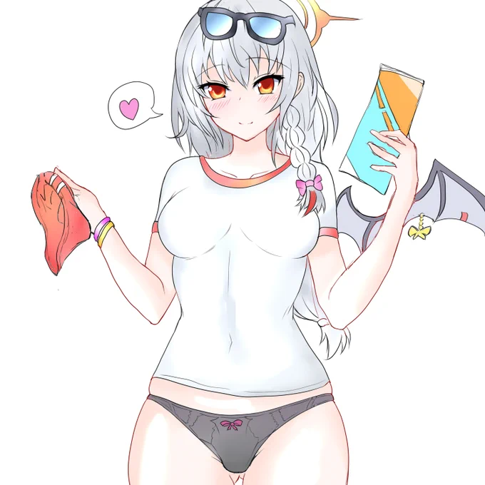ハルナ…下だけ脱いで…いや違うんだもう1枚… 