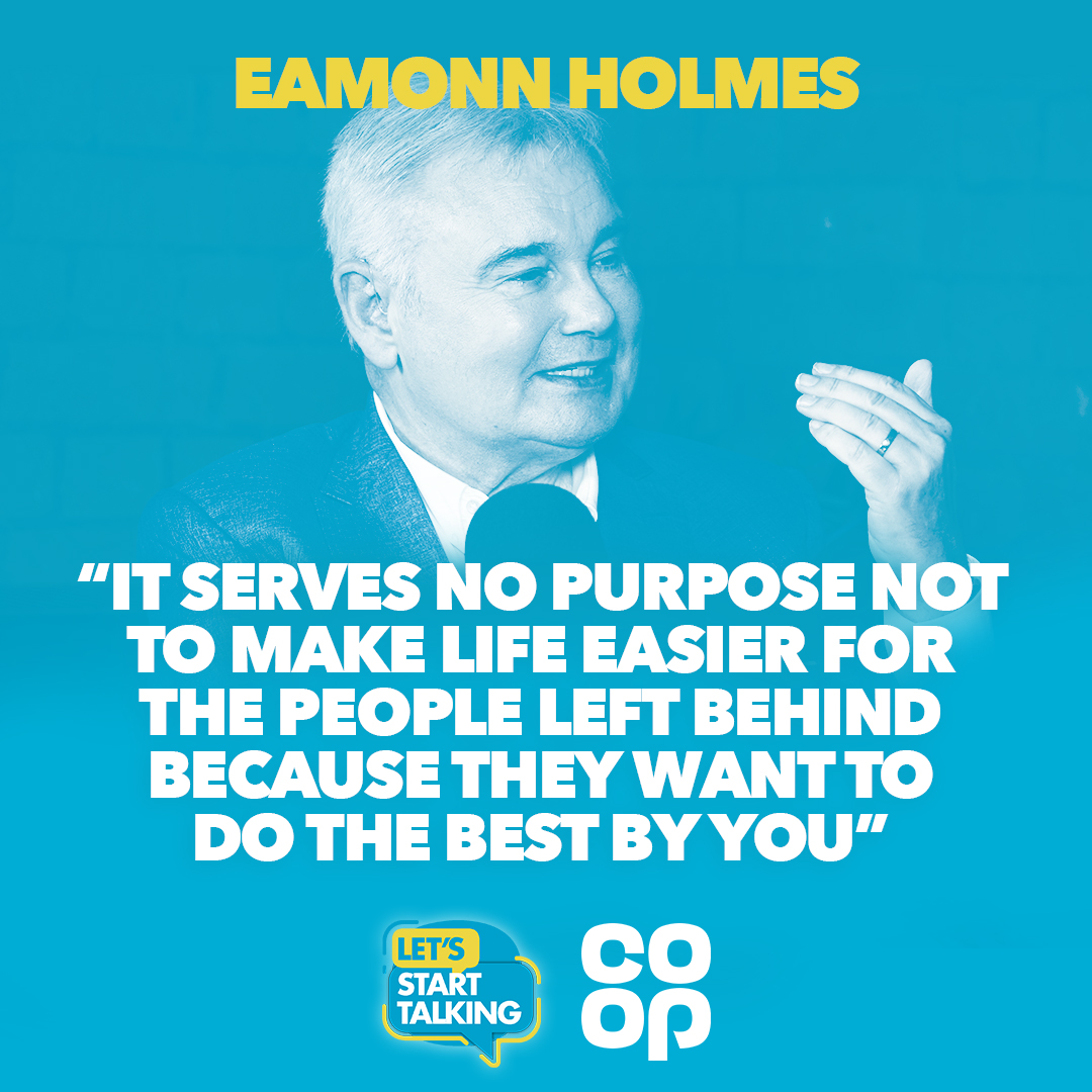 Join @EamonnHolmes and @NolanColeen as they discuss the meaningful ways to make life smoother for your loved ones when you're no longer here. ❤️ Full Episode: pod.fo/e/1f8385 #LetsStartTalking @CoopFuneralcare