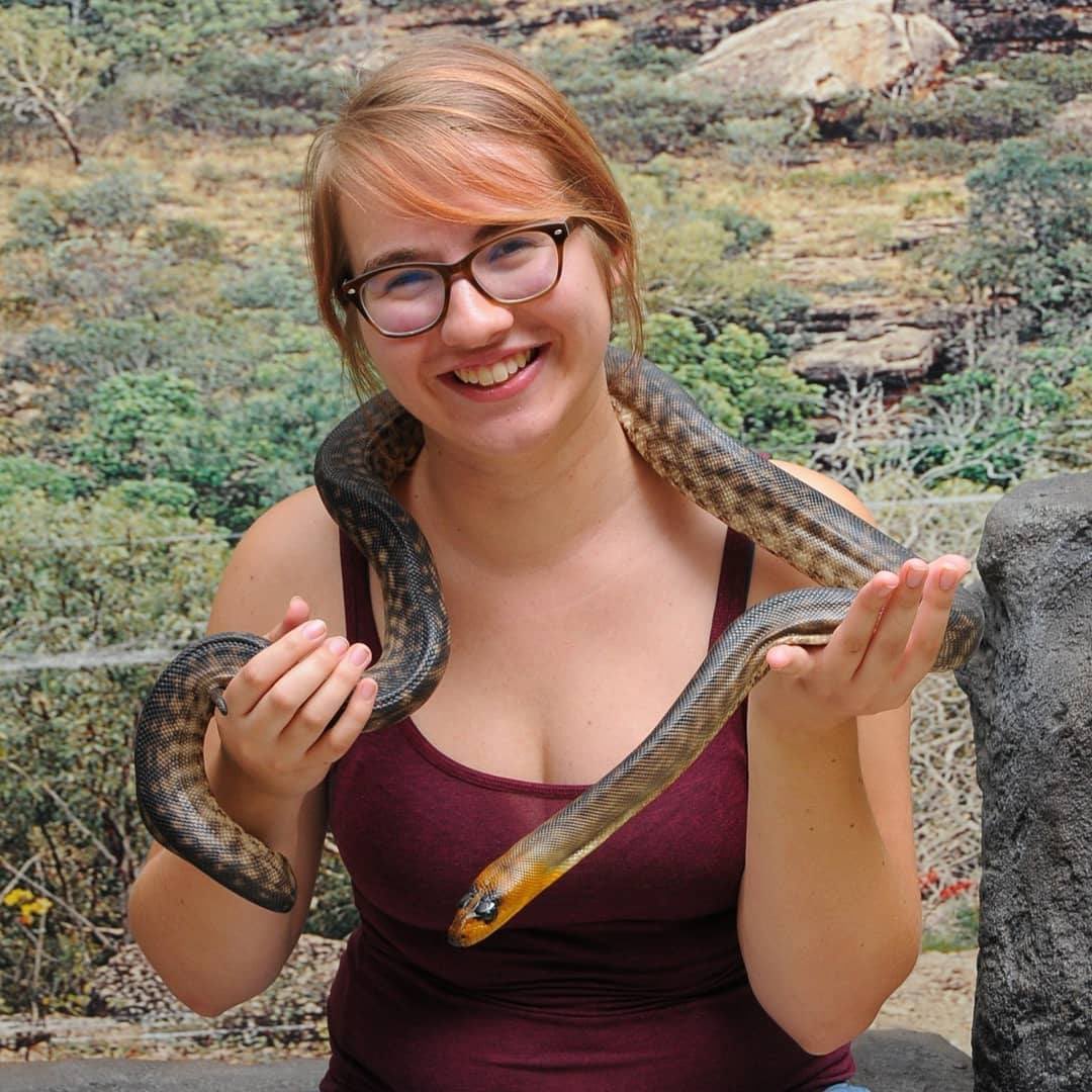 TAMU_PDA's tweet photo. EC Spotlight Series: Meet Alexandra (Alex) Howard (@AlexH_TAMU), 2023-2024 TAMU PDA President! Alex is a postdoc in Ecology and Conservation Biology. 

Alex joined TAMU PDA to foster a community amongst Postdocs. She studies the evolution of reptiles, and she has 2 pet snakes! https://t.co/0c0lh4zXRn