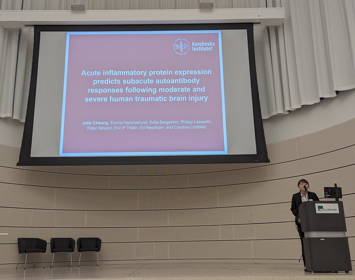 Eric Thelin (@eric_thelin) on Twitter photo Julie Cheung presenting her award winning work at the European Neurotrauma Organisation <a href="/ENONeurotrauma/">European Neurotrauma Organisation (ENO)</a> in Munich, Germany. Proud supervisors! <a href="/NeedhamNeuro/">Ed Needham</a> <a href="/carrolindblad/">Caroline Lindblad</a> <a href="/emhammarlund/">Emma Hammarlund</a> Julie Cheung presenting her award winning work at the European Neurotrauma Organisation <a href="/ENONeurotrauma/">European Neurotrauma Organisation (ENO)</a> in Munich, Germany. Proud supervisors! <a href="/NeedhamNeuro/">Ed Needham</a> <a href="/carrolindblad/">Caroline Lindblad</a> <a href="/emhammarlund/">Emma Hammarlund</a>