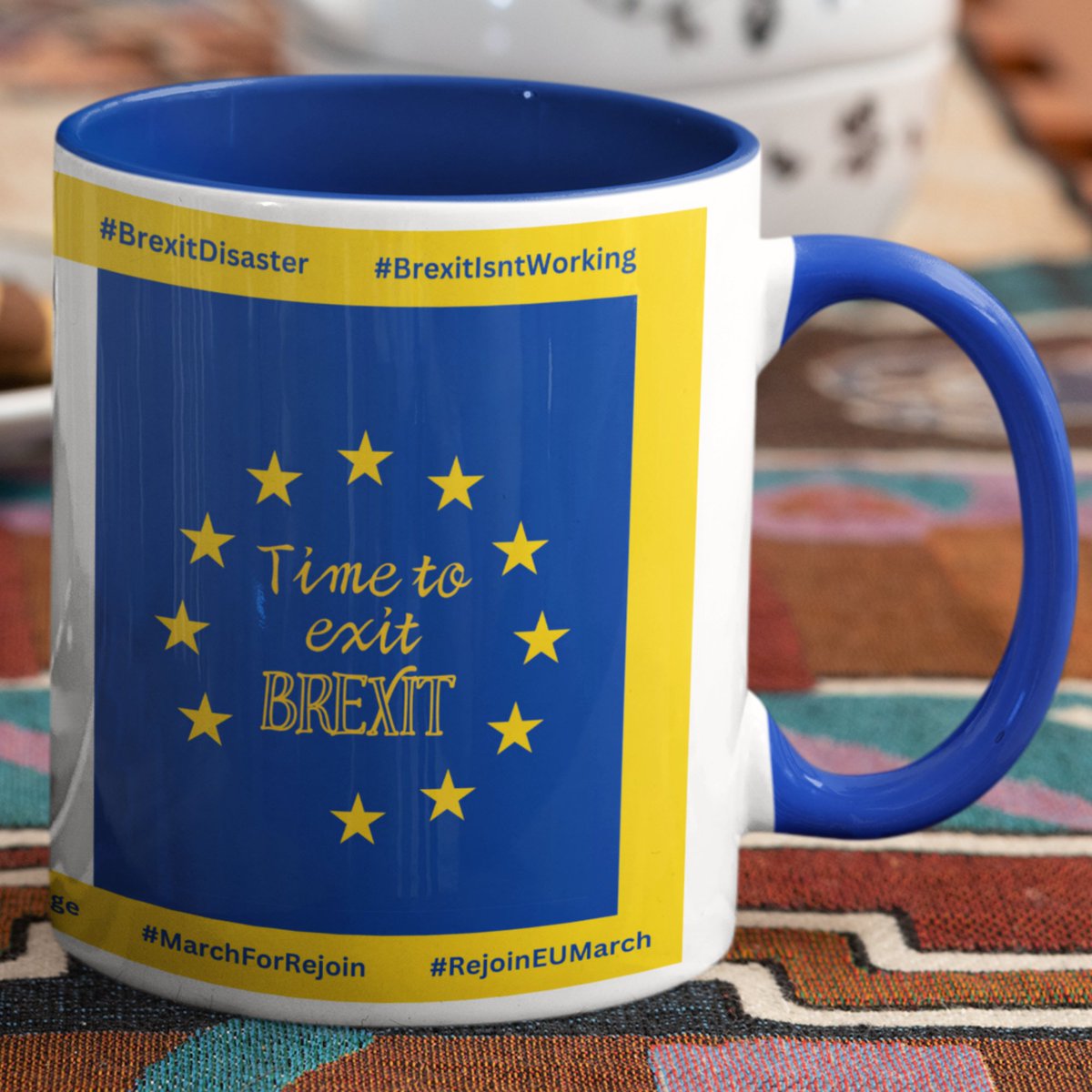 Newly launched: #Brexit #coffee #mugs for #coffeelovers . Visit: BrewedBlissBoutique.etsy.com to see the full choice. #stopbrexit #RejoinEU #rejoineumarch #rejoinmarch #BrexitHasFailed #BrexitDisaster #ToryBrokenBritain #ToryCriminalsUnfitToGovern  (PS: pro-Brexit mug also available)