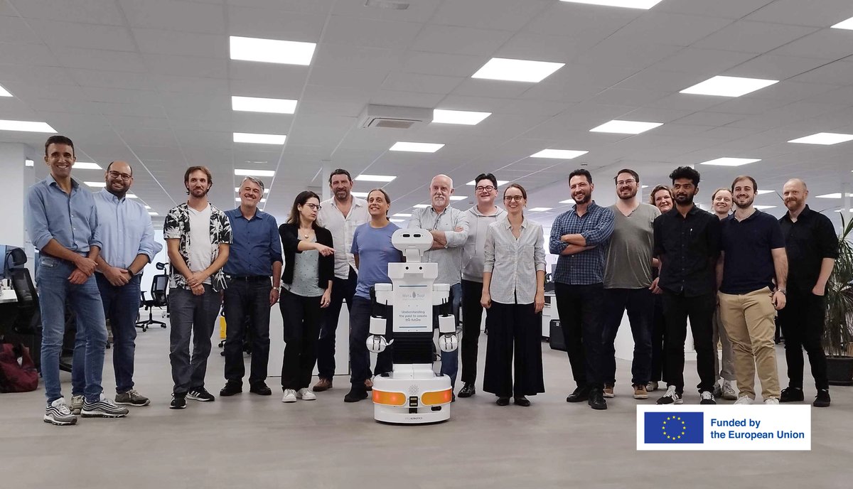 PAL Robotics (@palrobotics) on Twitter photo We are hosting the second <a href="/MetaTool_EU/">MetaTool Project EU</a> meeting, where project partners convene to discuss the project's progress toward " understanding how cognition evolved to enable the invention and creation of tools, which serve as the foundation for the development of future technologies. We are hosting the second <a href="/MetaTool_EU/">MetaTool Project EU</a> meeting, where project partners convene to discuss the project's progress toward " understanding how cognition evolved to enable the invention and creation of tools, which serve as the foundation for the development of future technologies.