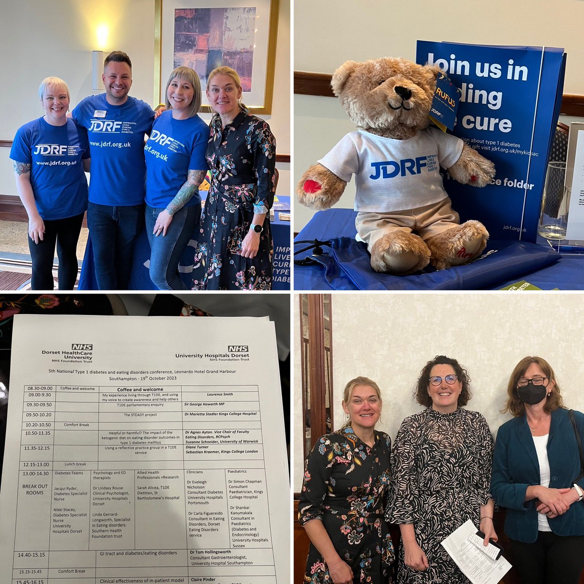 @danfarrow9 what an amazing day meeting so many inspirational speakers and people with lived experience of #T1D and #eatingdisorders Thank you @JDRFUK @helenpartridge1 and @AgnesAyton for the opportunity to speak today 🙏