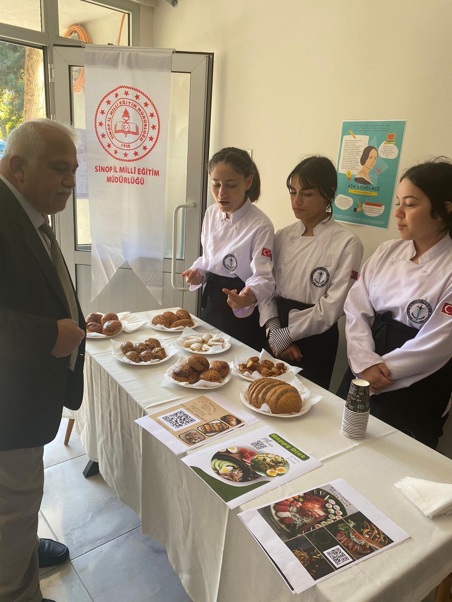 Sinop Prof. Dr. Necmettin Erbakan MTAL (@dr_erbakan_mtal) on Twitter photo Sinop Kod Haftası Etkinlik Gününde okulumuz idari kadromuz, yiyecek-içecek hizmetleri bölüm öğretmenlerimiz, BTR öğretmenimizin iş birliği ile yiyecek içecek hizmetleri bölüm öğrencilerimiz "Hayalimdeki Restoran " projemizin sunumunu gerçekleştirdi. <a href="/sinopilmem/">Sinop Milli Eğitim Müdürlüğü</a> <a href="/YLDZercan1957/">Ercan Yıldız🇹🇷</a> Sinop Kod Haftası Etkinlik Gününde okulumuz idari kadromuz, yiyecek-içecek hizmetleri bölüm öğretmenlerimiz, BTR öğretmenimizin iş birliği ile yiyecek içecek hizmetleri bölüm öğrencilerimiz "Hayalimdeki Restoran " projemizin sunumunu gerçekleştirdi. <a href="/sinopilmem/">Sinop Milli Eğitim Müdürlüğü</a> <a href="/YLDZercan1957/">Ercan Yıldız🇹🇷</a>