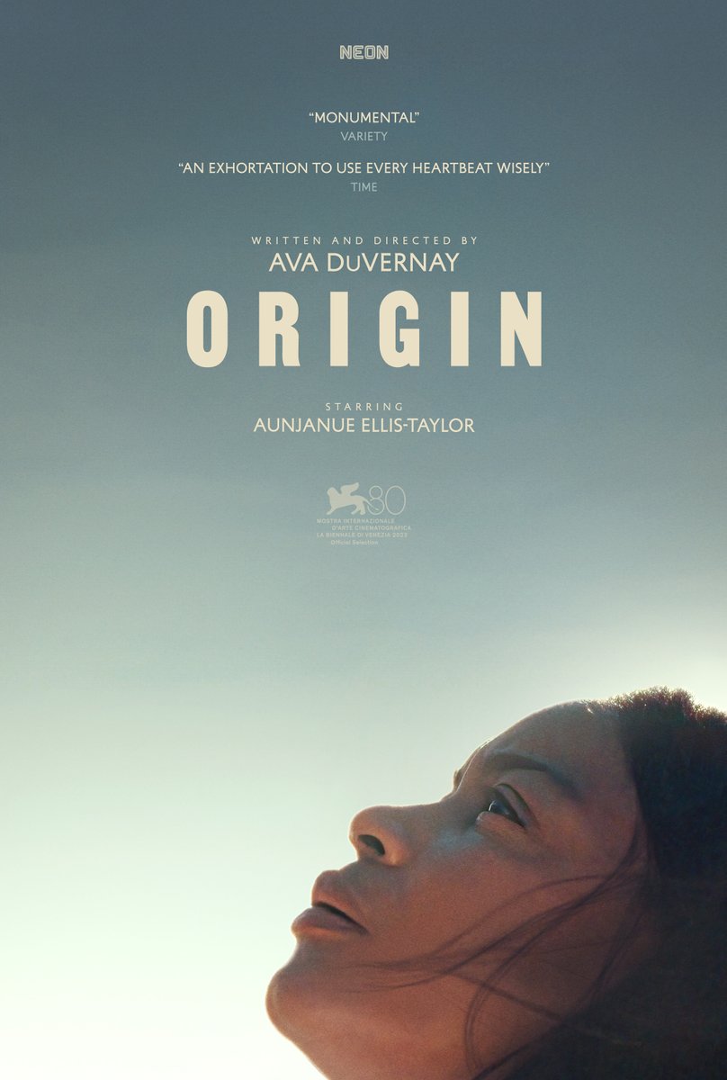 neonrated's tweet photo. "An exhortation to use every heartbeat wisely." - Time

Ava DuVernay's monumental new film, ORIGIN, starring Aunjanue Ellis-Taylor as Isabel Wilkerson, opens for an exclusive one-week engagement on December 8 in NY and LA, and in select cities January 19: https://t.co/CLlotpUz8e https://t.co/YCzJiCxgNR
