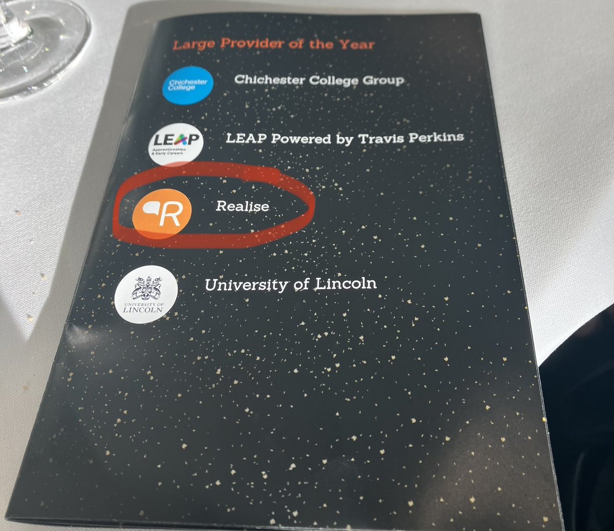 Congratulations to our member <a href="/RealiseLE/">Realise</a> for their Highly Commended award for Large Provider of the Year at the <a href="/OccAwards/">Occupational Awards</a> #oalawards2023