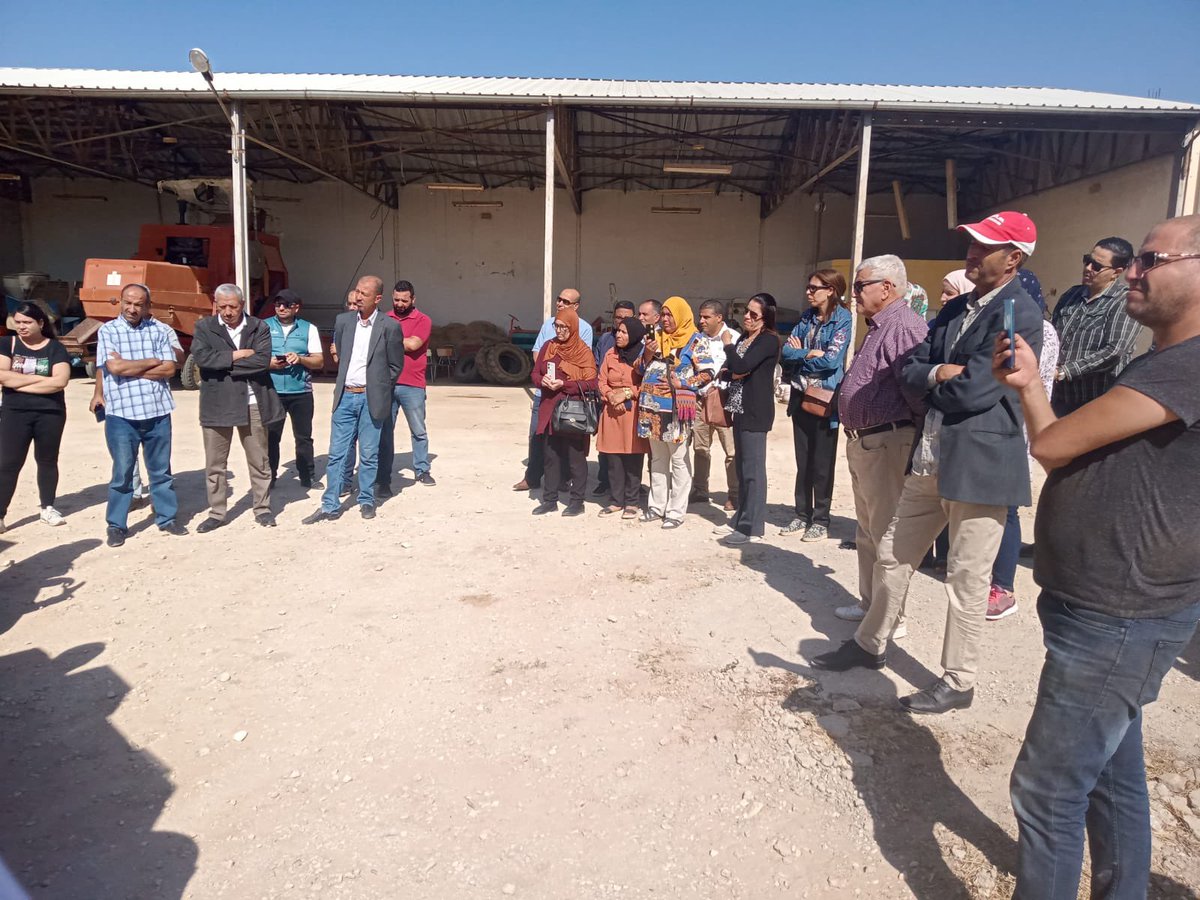 MountainHer's tweet photo. Training on #seedmultiplication cleaning and treatment of 50 participants #farmers and #policymakers in #INRATKefStation. 
The training is based on the start-up of the #SeedTreatmentMachine which is manufactured locally by the company #AymenArfaoui @PrimaProgram https://t.co/GUqrPDolOn