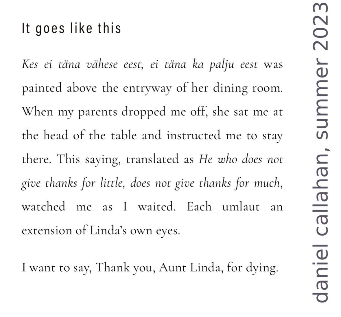 barzakhmag's tweet photo. Read the first section of “The Song of the Devil is Hallelujah: A Eulogy for Linda Vares” by @dan_callahans . Read the rest of this fiction piece at https://t.co/oqwNMvvIkt
#writersofinstagram #writersofcommunity #visualart #writers #poetry #readersofinstagram #artwork #artofthe https://t.co/VIF7Pkg4QZ