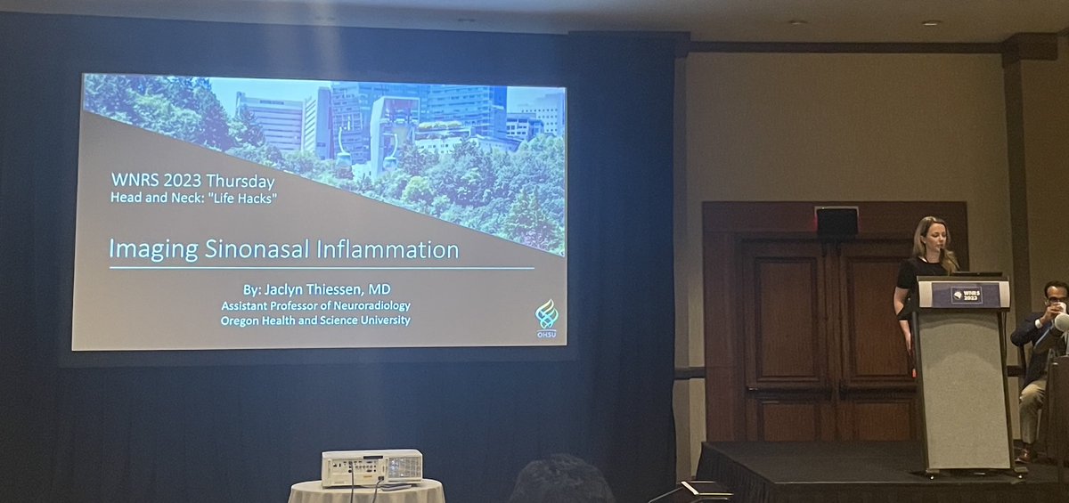 Joshua Nickerson (@neurokinghippo) on Twitter photo <a href="/ThiessenJaclyn/">Jaclyn Thiessen</a> opening #WNRS23 representing <a href="/OHSUNeurorad/">OHSU Neuroradiology</a> and <a href="/OHSURadiology/">OHSU Radiology</a>- setting the bar high for the rest of the meeting! <a href="/ThiessenJaclyn/">Jaclyn Thiessen</a> opening #WNRS23 representing <a href="/OHSUNeurorad/">OHSU Neuroradiology</a> and <a href="/OHSURadiology/">OHSU Radiology</a>- setting the bar high for the rest of the meeting!